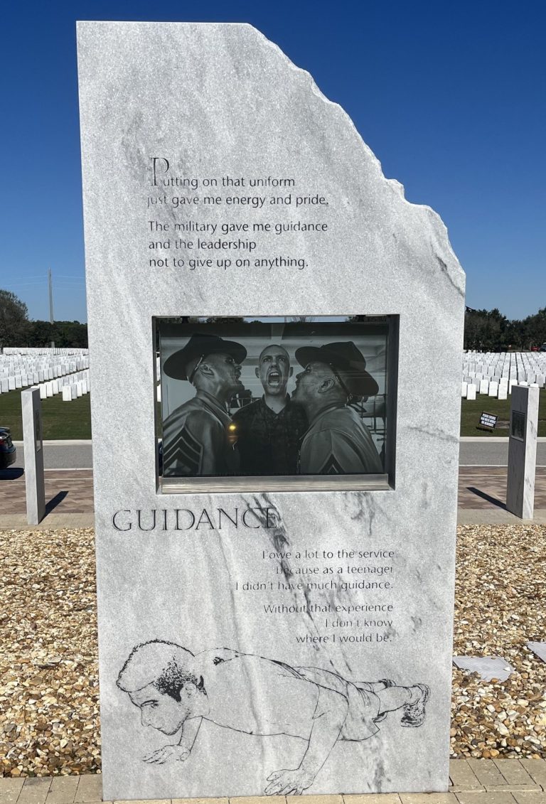 SARASOTA NATIONAL CEMETERY VETERANS MEMORIAL STONE L