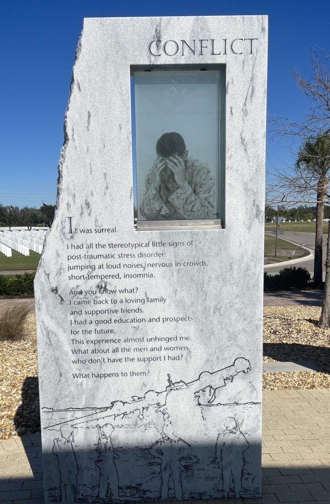 SARASOTA NATIONAL CEMETERY VETERANS MEMORIAL STONE O