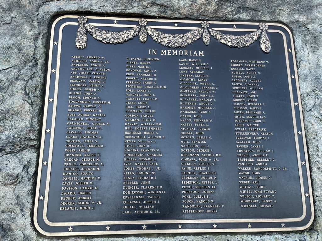 STATEN ISLAND WORLD WAR I MEMORIAL PLAQUE D