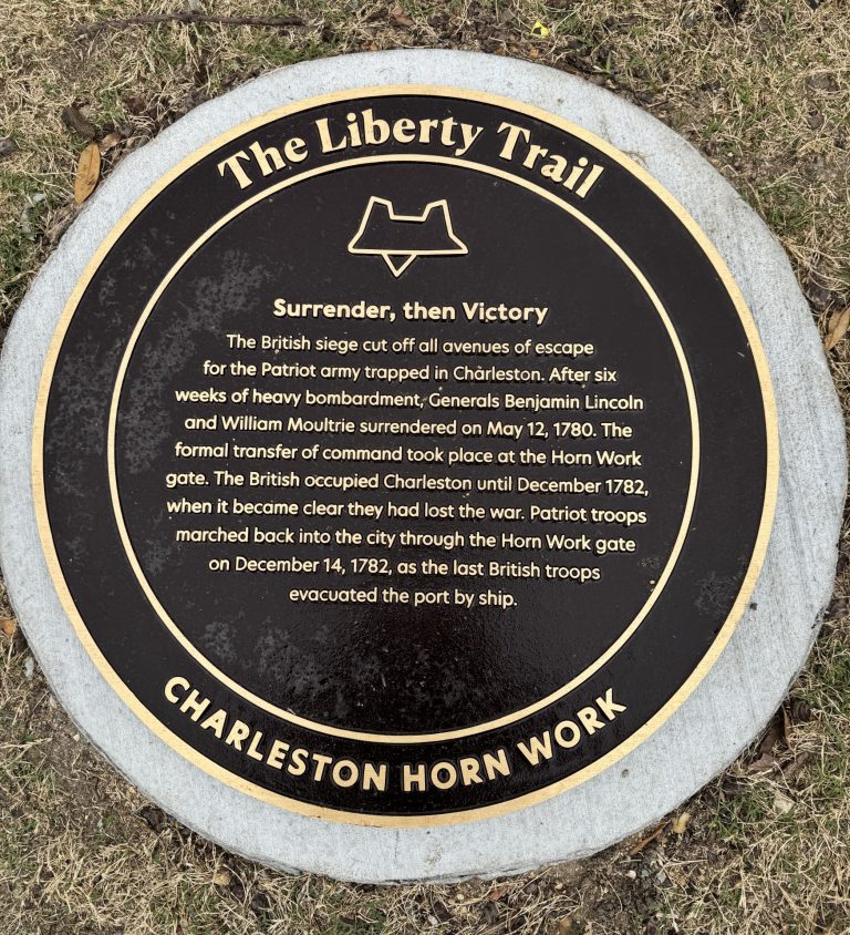 SURRENDER, THEN VICTORY REVOLUTIONARY WAR MEMORIAL PLAQUE