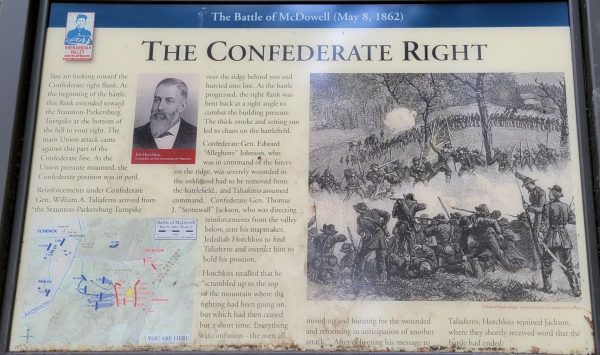 THE CONFEDERATE RIGHT WAR MEMORIAL PANEL