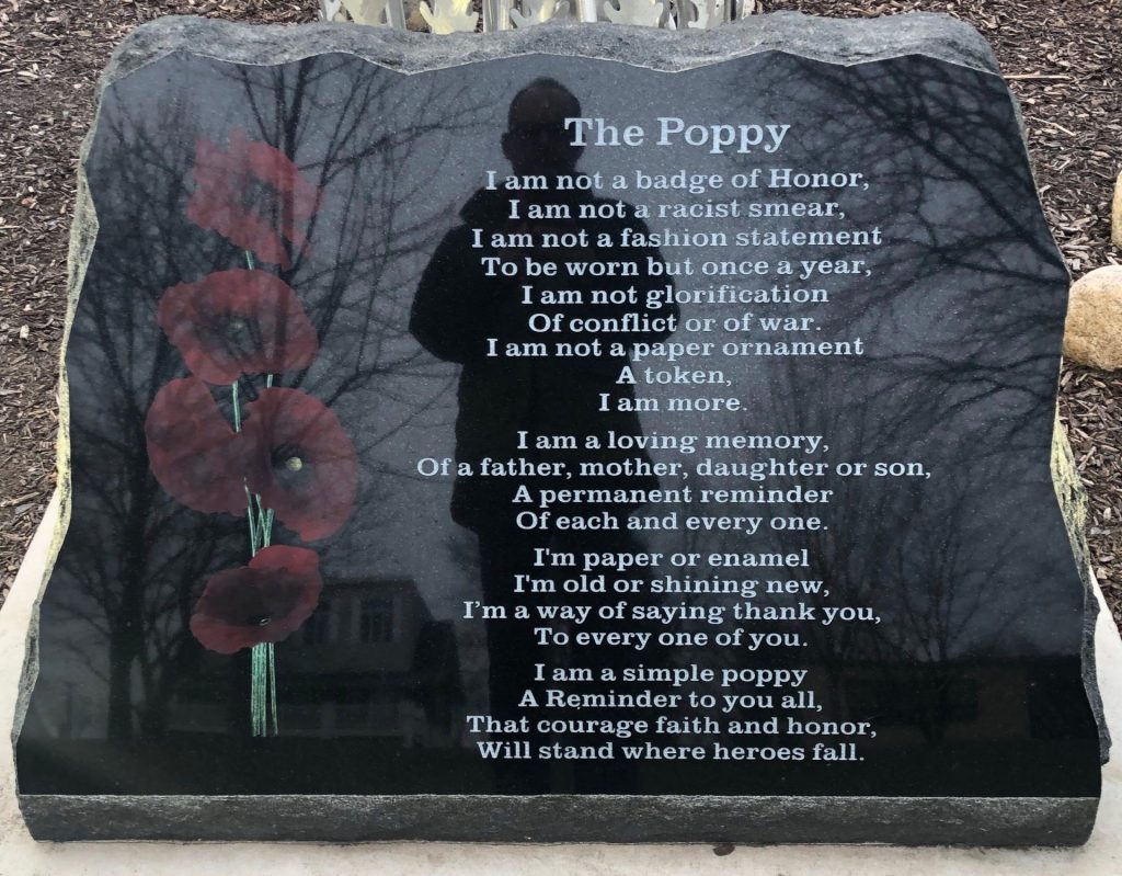 THE POPPY MEMORIAL