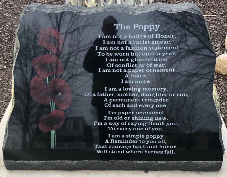THE POPPY MEMORIAL