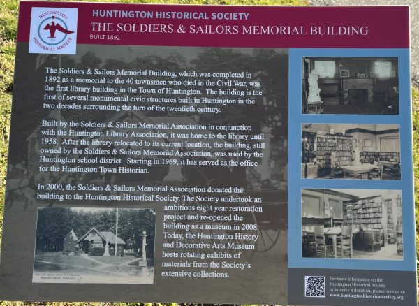 THE SOLDIERS & SAILORS MEMORIAL BUILDING PLAQUE