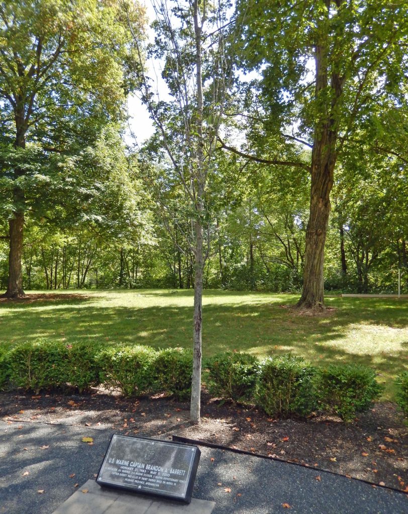 U.S. MARINE CAPTAIN BRANDON A. BARRETT WAR MEMORIA TREE
