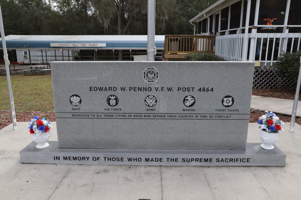 V.F.W. POST 4864 SUPREME SACRIFICE WAR MEMORIAL