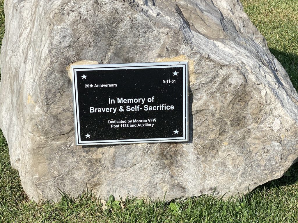 VFW POST 1138 20TH ANNIVERSARY 9-11-01 MEMORIAL