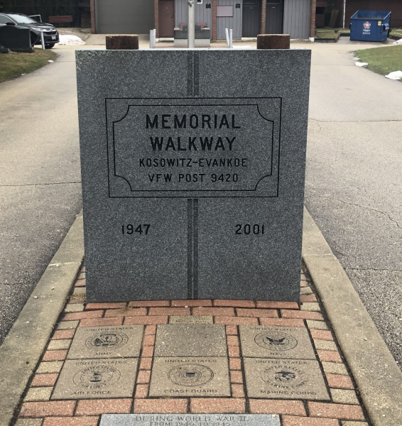 VFW POST 9420 MEMORIAL WALKWAY STONE FRONT