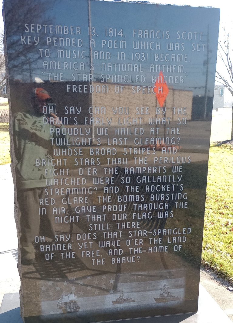VETERANS FREEDOM PARK MEMORIAL STONE D