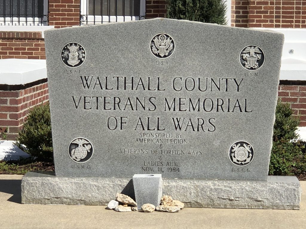 WALTHALL COUNTY VETERANS MEMORIAL OF ALL WARS