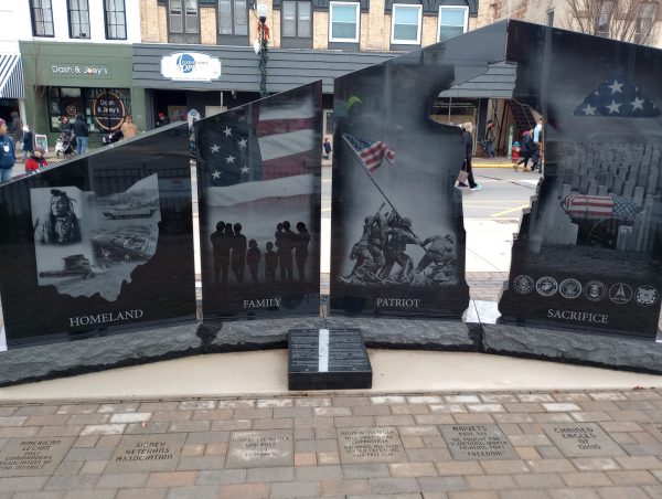 WAPAKONETA GOLD STAR FAMILIES MEMORIAL MONUMENT BACK