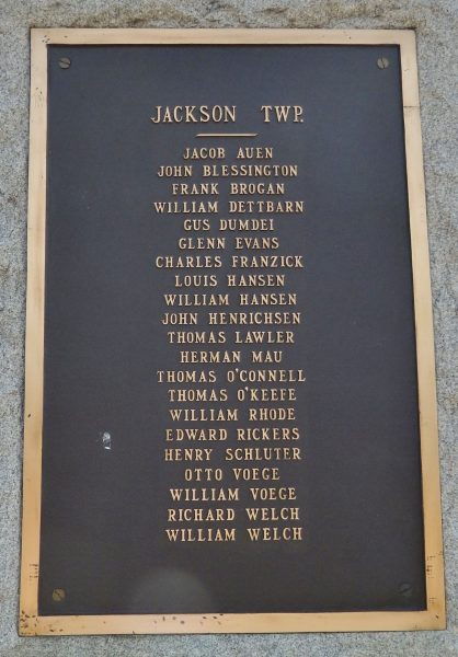 WORLD’S WAR SOLDIERS MEMORIAL PLAQUE C