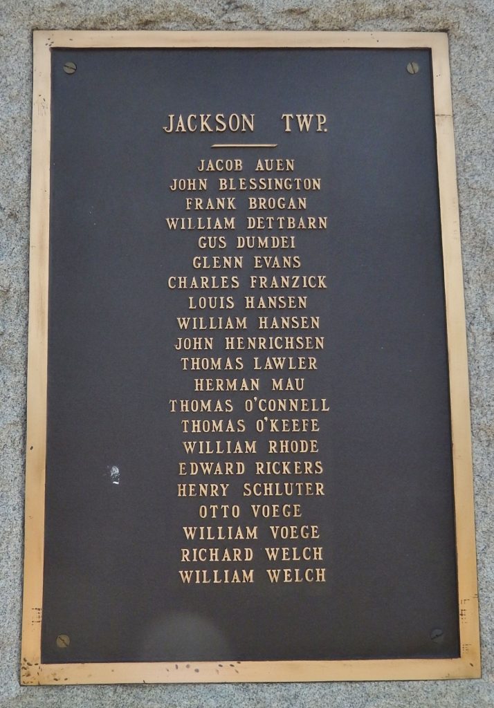 WORLD’S WAR SOLDIERS MEMORIAL PLAQUE C