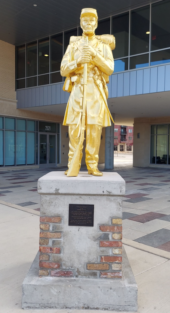 YOUNG UNION SOLDIER CIVIL WAR MEMORIAL