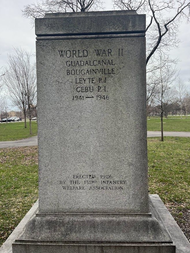 132ND INFANTRY (2ND ILL) WAR MEMORIAL SIDE C