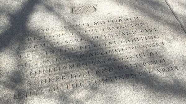 1775 SECOND CORPS OF CADETS WAR MEMORIAL SIDEWALK