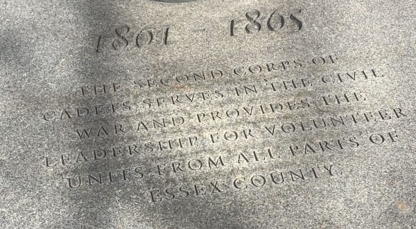 1861-1865 SECOND CORPS OF CADETS WAR MEMORIAL SIDEWALK