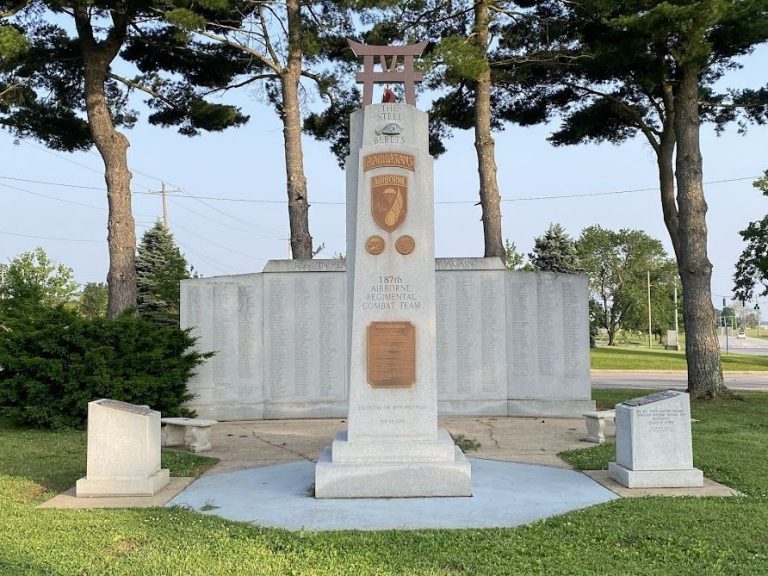 187TH AIRBORNE REGIMENTAL COMBAT TEAM WAR MEMORIAL