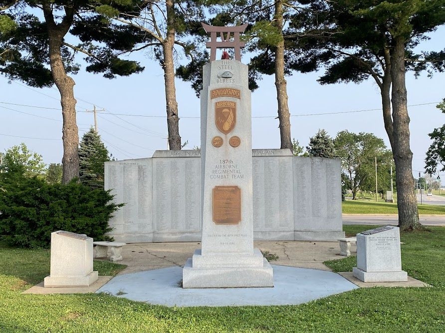187TH AIRBORNE REGIMENTAL COMBAT TEAM WAR MEMORIAL
