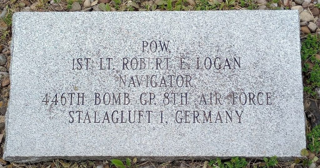 1ST. LT. ROBERT E. LOGAN WAR MEMORIAL STONE