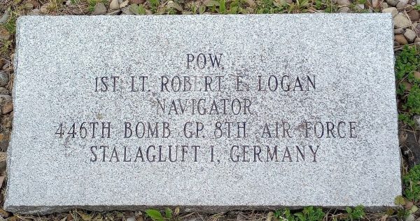 1ST. LT. ROBERT E. LOGAN WAR MEMORIAL STONE