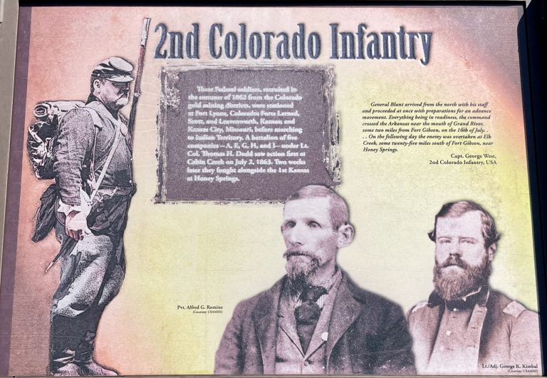 2ND COLORADO INFANTRY WAR MEMORIAL PANEL