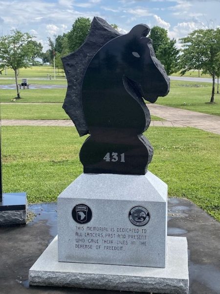 431 LANCERS ULTIMATE SACRIFICE WAR MEMORIAL FRONT