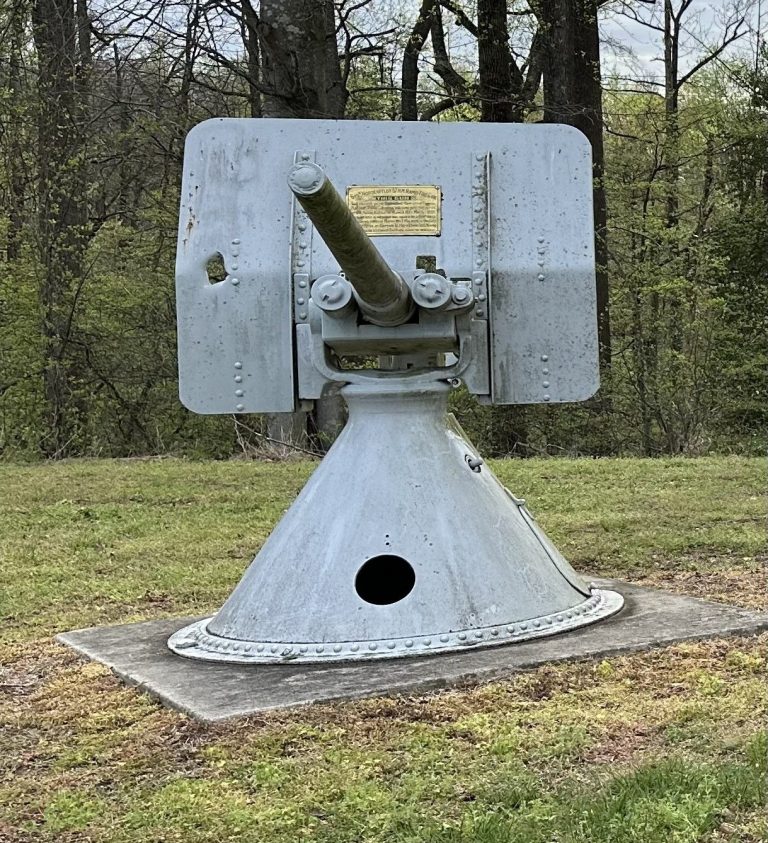 6PDR NORDENFELDT 57 M.M. RAPID FIRE GUN WAR MEMORIAL