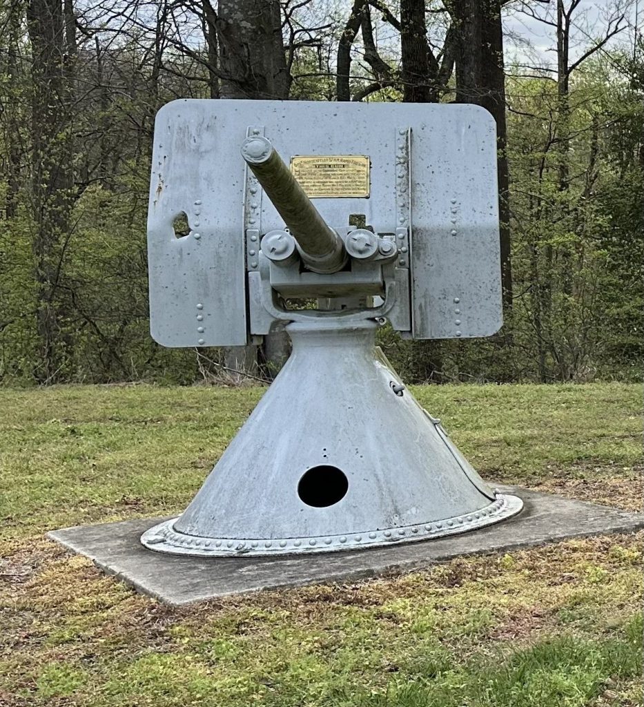 6PDR NORDENFELDT 57 M.M. RAPID FIRE GUN WAR MEMORIAL