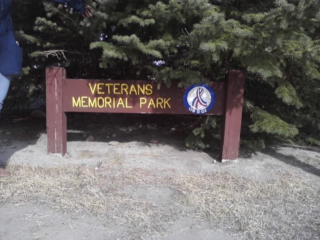 Rock Springs Veterans Memorial Park Marker