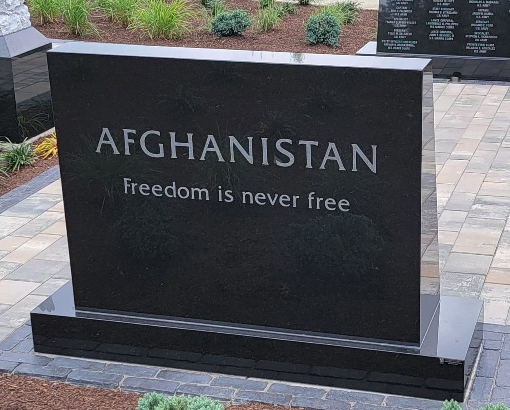 AFGHANISTAN IRAQ VETERANS WAR MEMORIAL STONE A