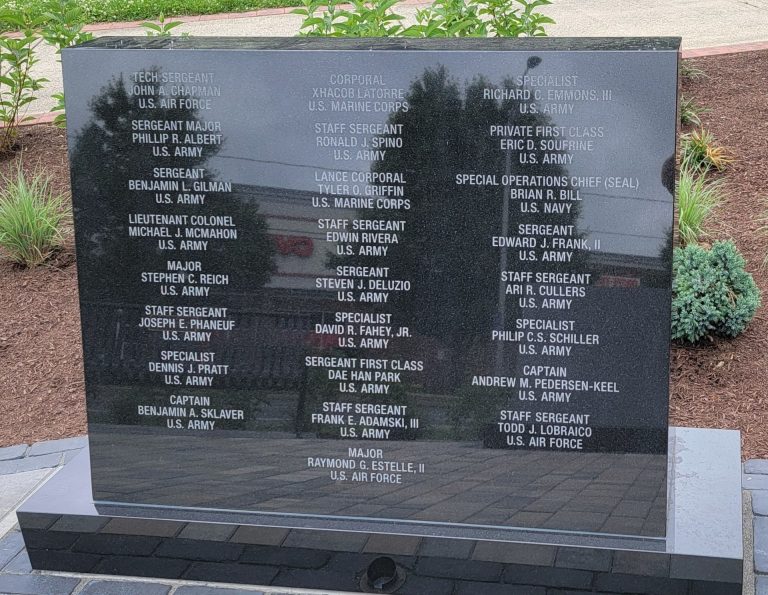 AFGHANISTAN IRAQ VETERANS WAR MEMORIAL STONE C
