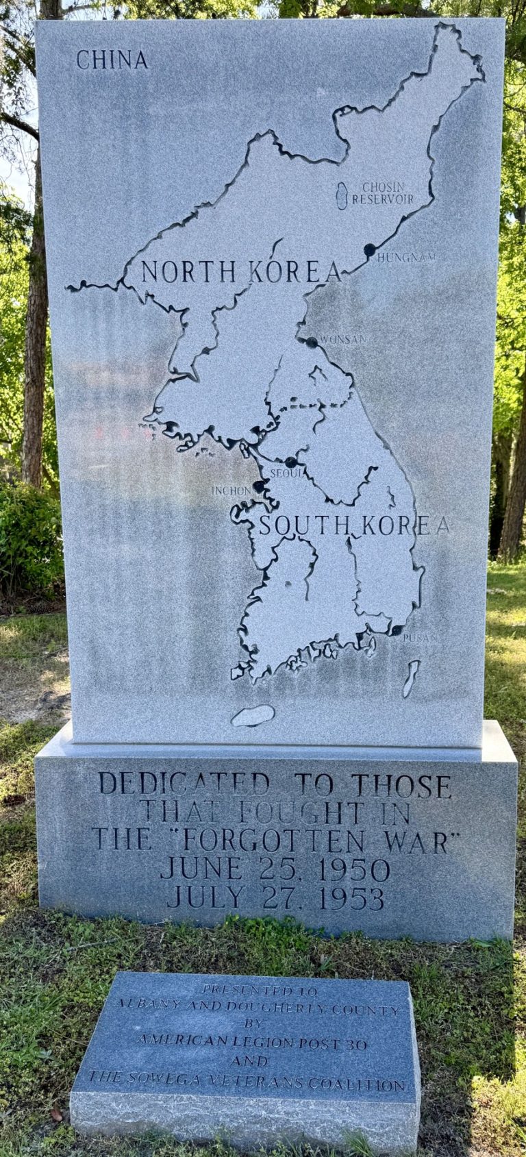 ALBANY, GA KOREAN WAR MEMORIAL