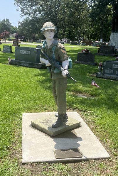 “ALWAYS THERE” VETERANS MEMORIAL STATUE A