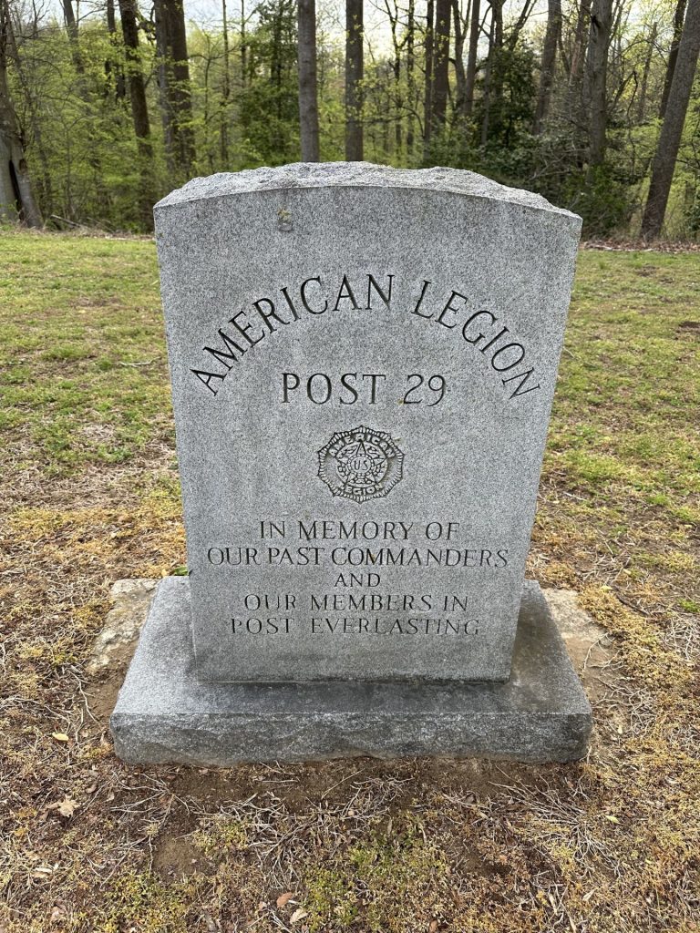 AMERICAN LEGION POST 29 MEMBERS MEMORIAL
