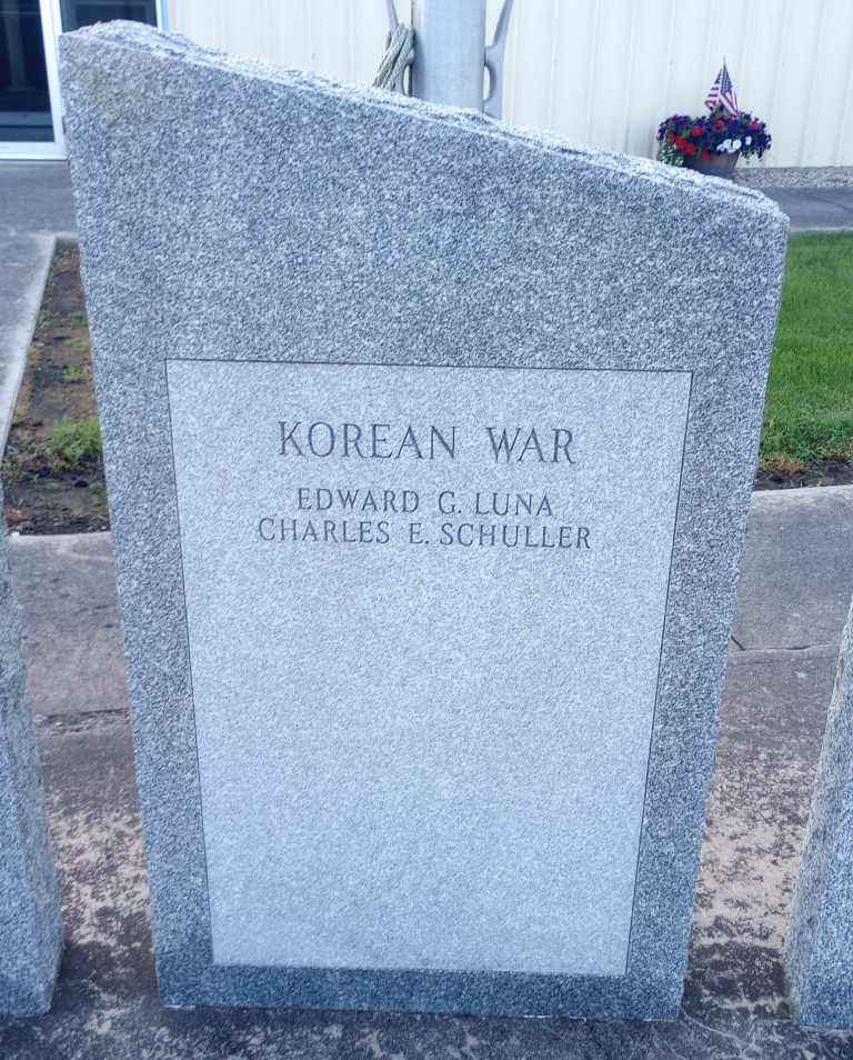 AMERICAN LEGION POST 316 VETERANS MEMORIAL STONE C