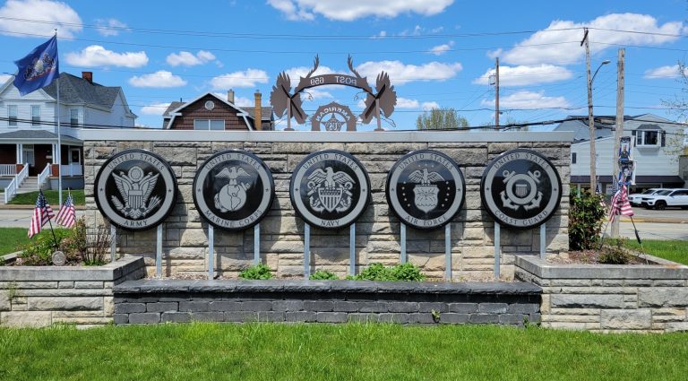 AMERICAN LEGION POST 659 ALL VETERANS MEMORIAL WALL BACK