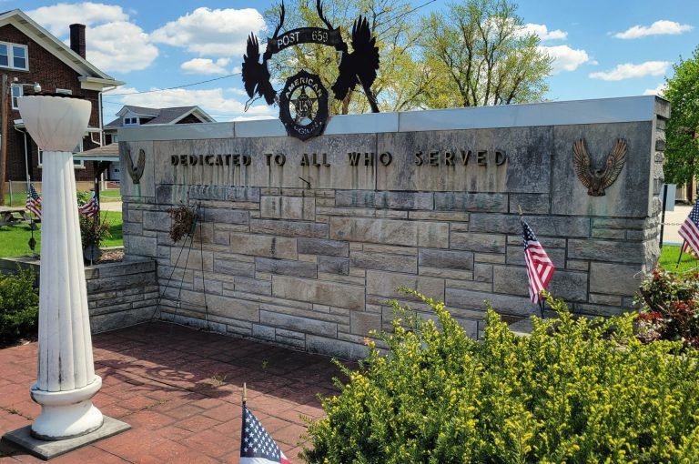 AMERICAN LEGION POST 659 ALL VETERANS MEMORIAL WALL FRONT