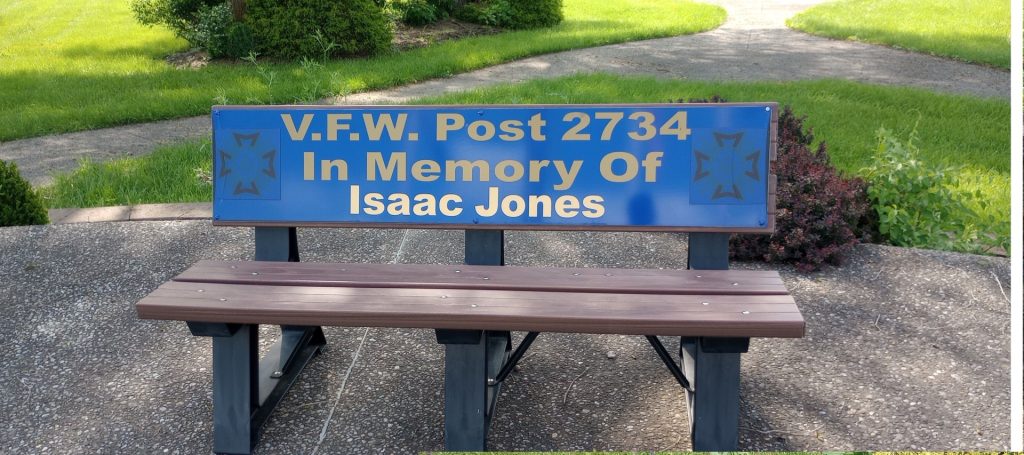 ARMED SERVICES MEMORIAL PARK BENCH A