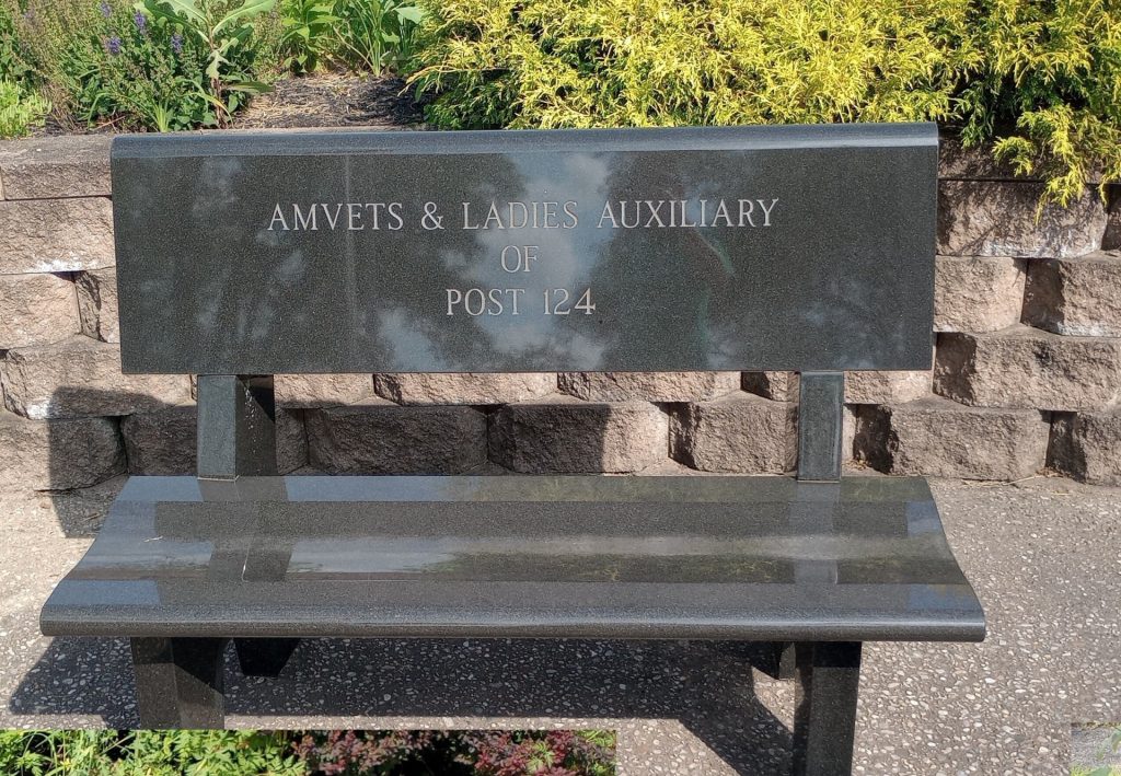 ARMED SERVICES MEMORIAL PARK BENCH B