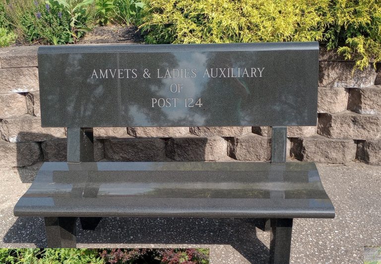 ARMED SERVICES MEMORIAL PARK BENCH B