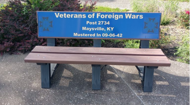 ARMED SERVICES MEMORIAL PARK BENCH C