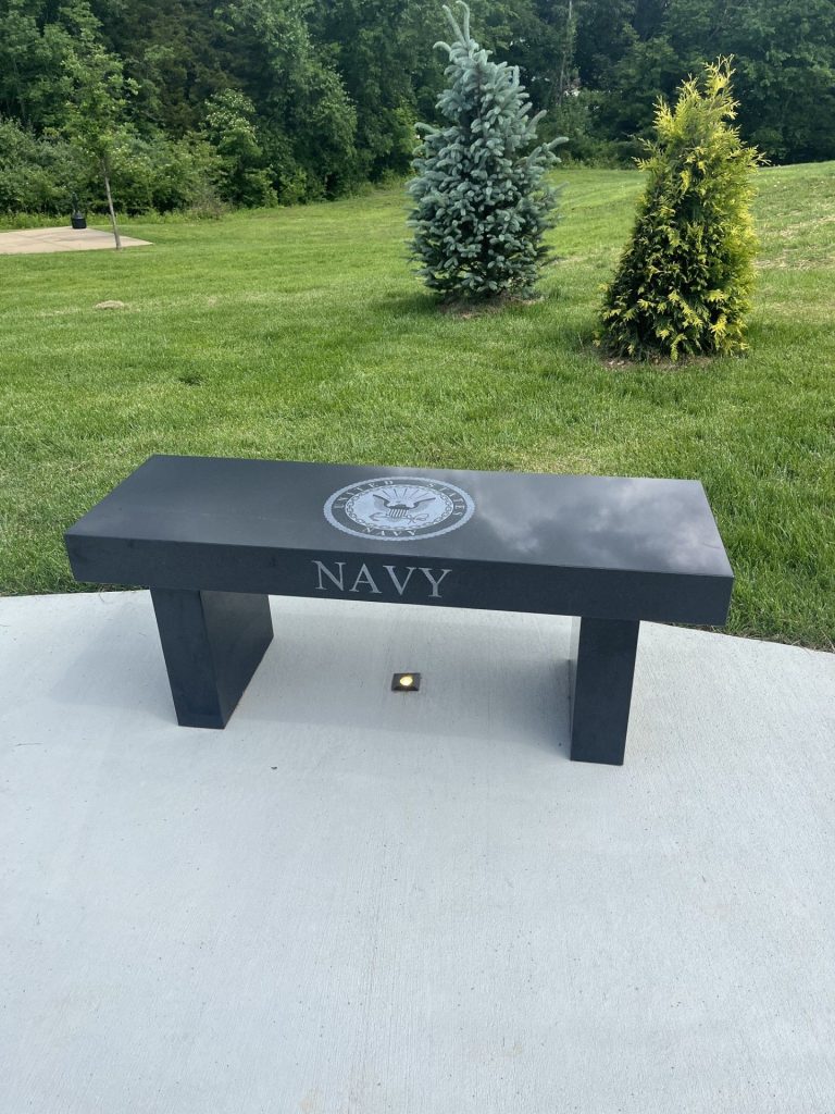 ARONOLD VETERANS MEMORIAL BENCH E
