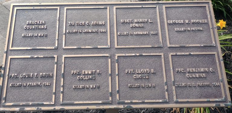 AUGUSTA WORLD WAR II VETERANS MEMORIAL SECTION A