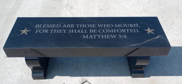 BEALLSVILLE GOLD STAR FAMILIES MEMORIAL MONUMENT BENCH A