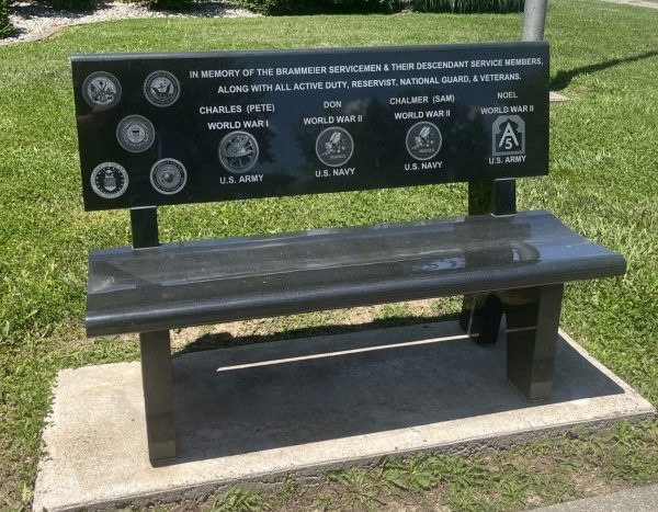 BRAMMEIER SERVICEMEN WAR MEMORIAL BENCH