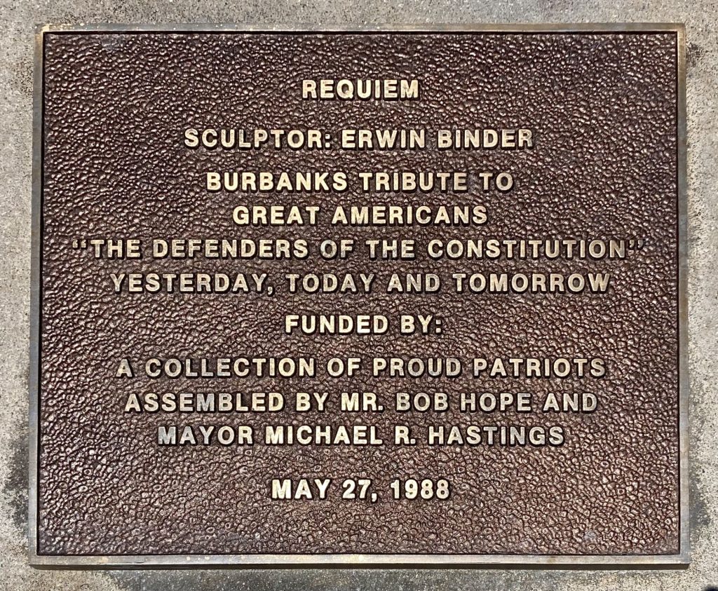 BURBANK ALL VETERANS MEMORIAL PLAQUE