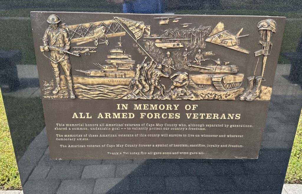 CAPE MAY COURT HOUSE ALL ARMED FORCES WAR MEMORIAL