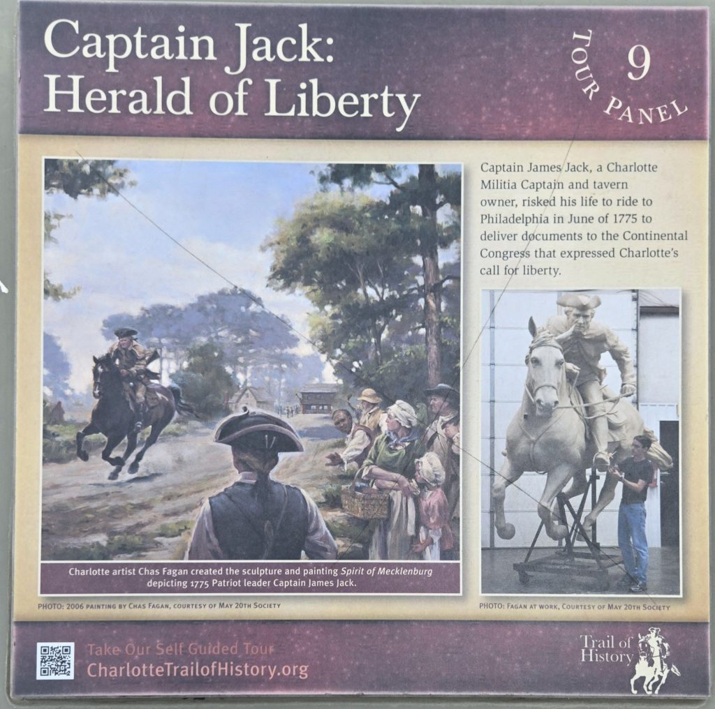 CAPTAIN JACK: HERALD OF LIBERTY MEMORIAL PANEL