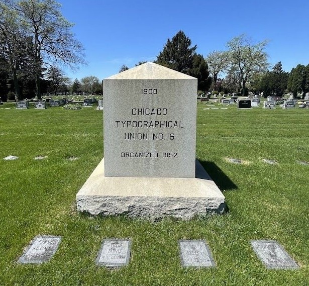 CHICAGO TYPOGRAPHICAL UNION NO. 16 WORLD WAR MEMORIAL